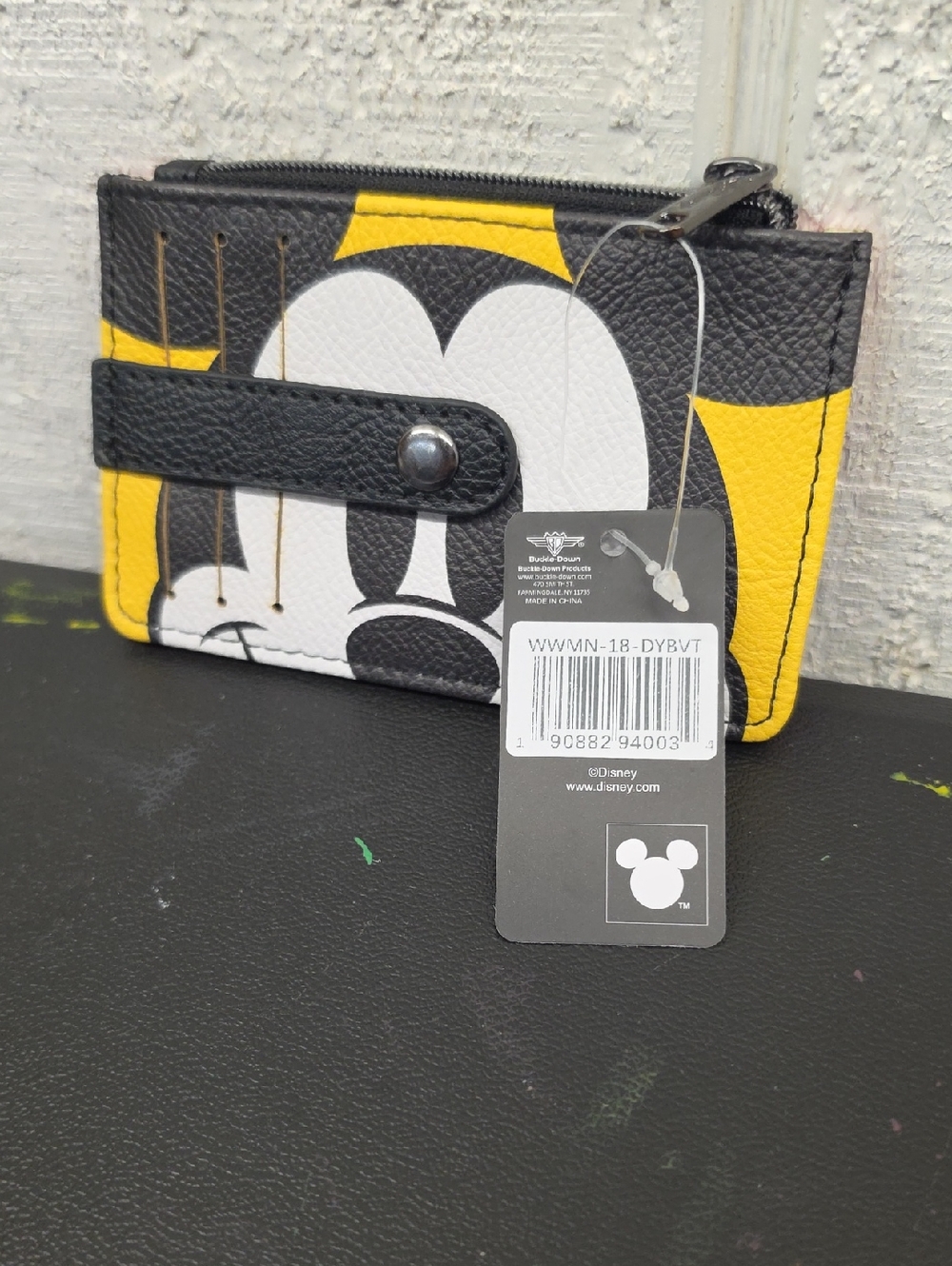 Disney Black, Yellow & White Mickey Card Holder